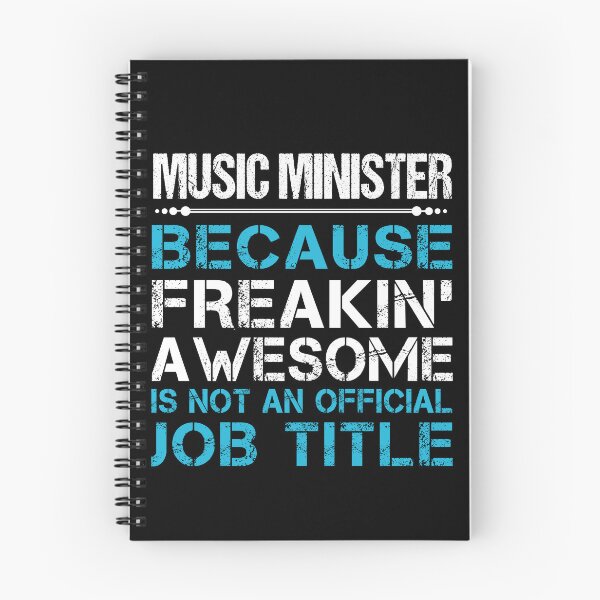 Item preview, Music Minister T Shirt - Freaking Awesome Gift Item Tee designed and sold by watkinsmat.