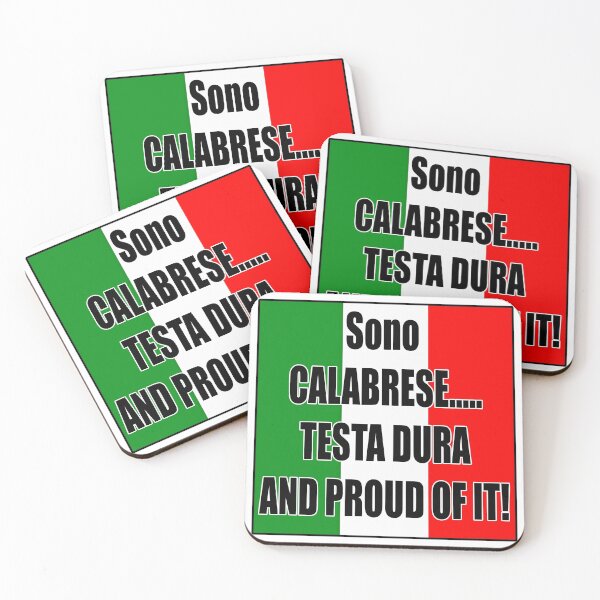 Item preview, Calabrese, Testa Dura and Proud of it.  designed and sold by Annnalise.