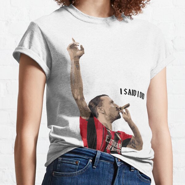 ZLATAN IBRAHIMOVIC AC MILAN t-shirt Poster for Sale by Dario Formisani