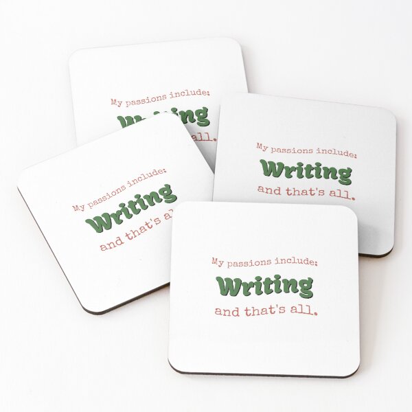 Item preview, Writing is my passion designed and sold by cooldesignsalot.