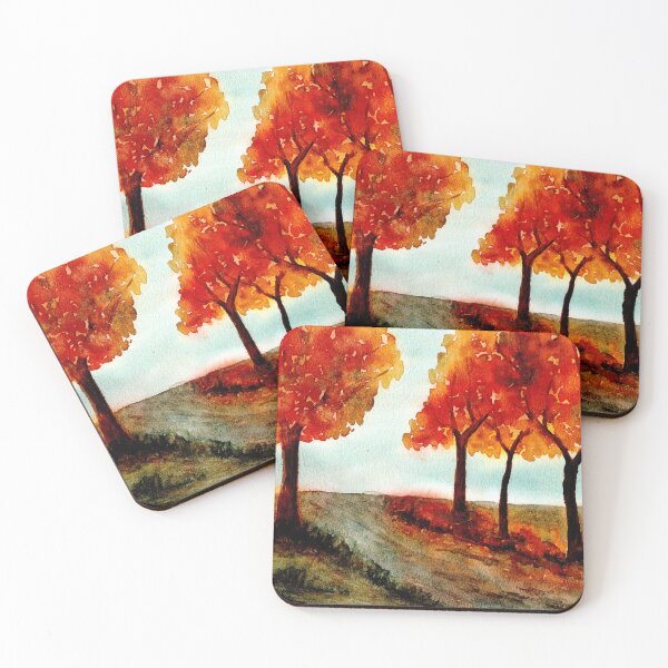Item preview, trees in autumn designed and sold by Sandra  Steinke.
