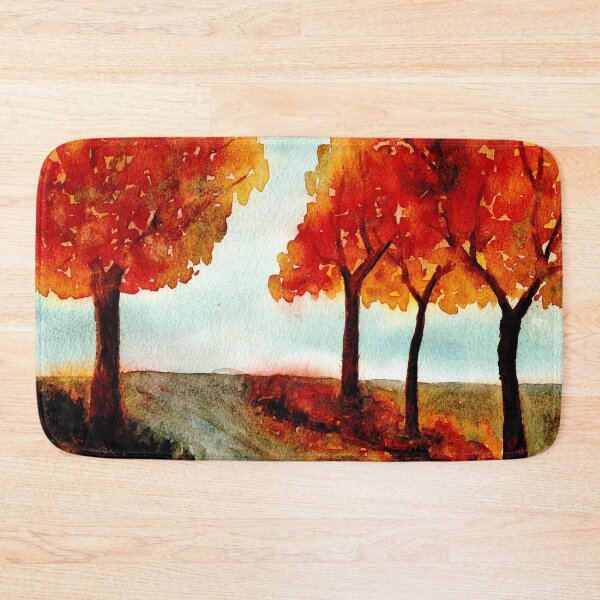 Item preview, trees in autumn designed and sold by Sandra  Steinke.