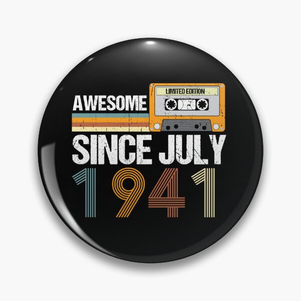 Item preview, Awesome Since July 1941 | 81th birthday | vintage July 1941 designed and sold by AMINE  ★★★★★.