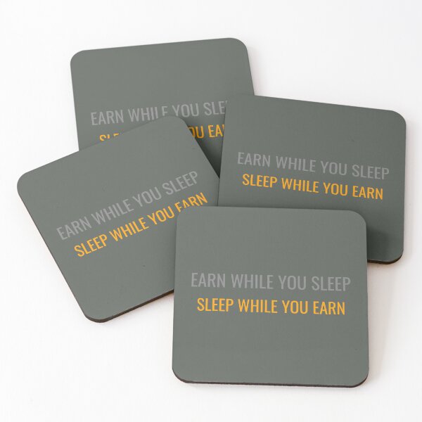 Item preview, Earn while you sleep, Sleep while you earn designed and sold by CrazeeTeez.