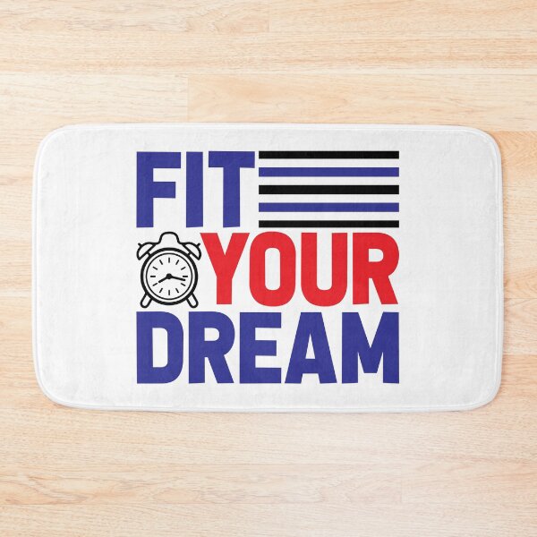 Item preview, Fit Your Dream Inspirational Motivational Quotes Saying Happy Life Apparel Essential Motivation Inspiration Joy Mood designed and sold by DesignByHeartUK.