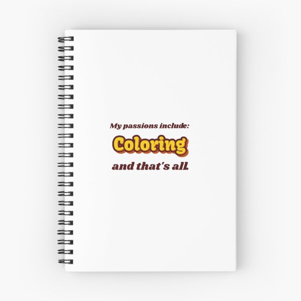 Item preview, Coloring is my passion designed and sold by cooldesignsalot.