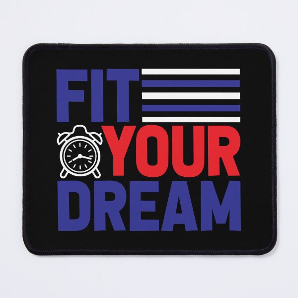 Item preview, Fit Your Dream Inspirational Motivational Quotes Saying Happy Life Apparel Essential Motivation Inspiration Joy Mood designed and sold by DesignByHeartUK.