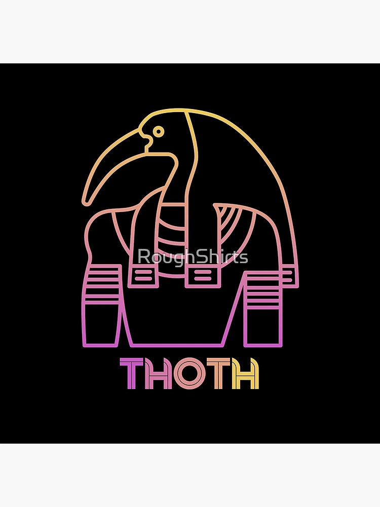 Thumbnail 3 of 3, Poster, Thoth designed and sold by RoughShirts.