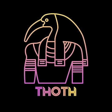 Artwork thumbnail, Thoth by RoughShirts