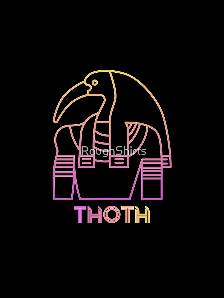 Thumbnail 3 of 3, Scarf, Thoth designed and sold by RoughShirts.