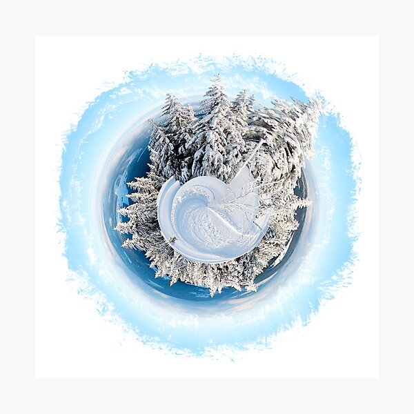 Winter World 9 Photographic Print