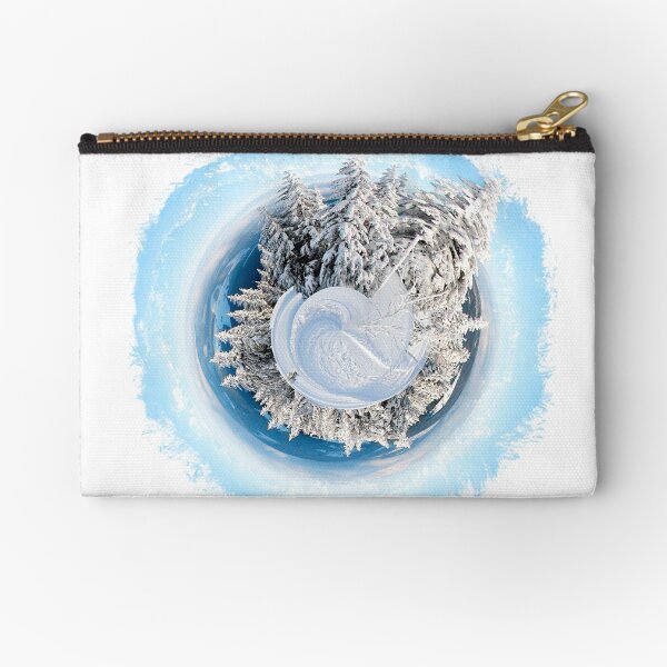 Winter World 9 Zipper Pouch
