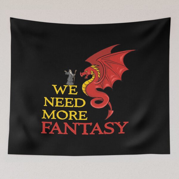 Item preview, Dragon and Wizard We Need More Fantasy designed and sold by joseartgel.