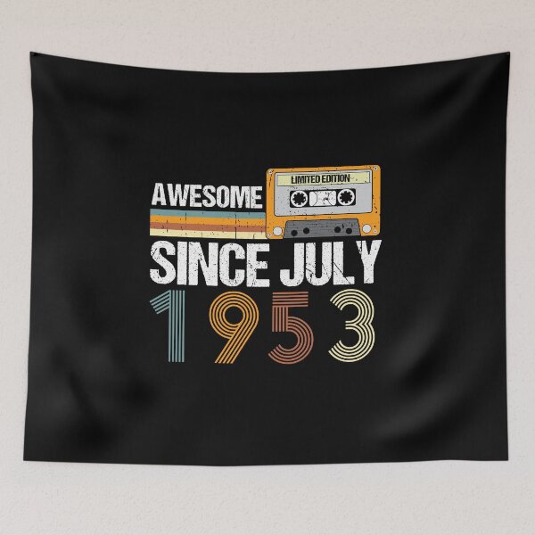 Item preview, Awesome Since July 1953 | 69th Birthday | Vintage July 1953 designed and sold by AMINE  ★★★★★.