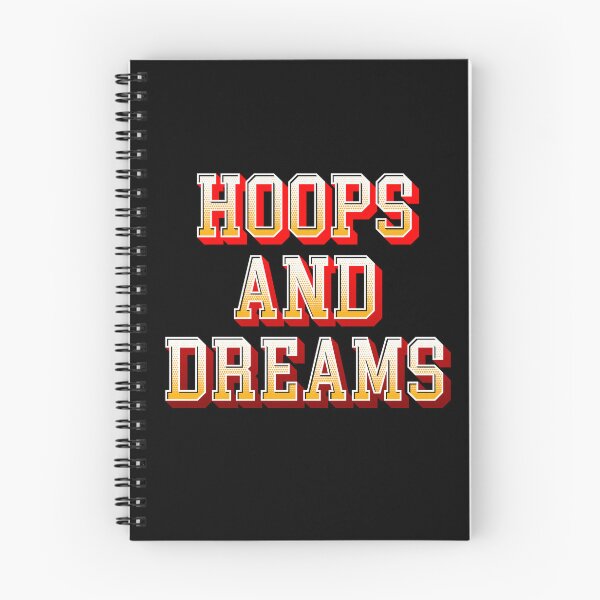 Item preview, Hoops And Dreams Decorative Text Logo 3D Effect | Basketball Design designed and sold by Slam-Dunkan.