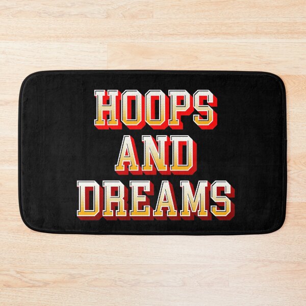 Item preview, Hoops And Dreams Decorative Text Logo 3D Effect | Basketball Design designed and sold by Slam-Dunkan.