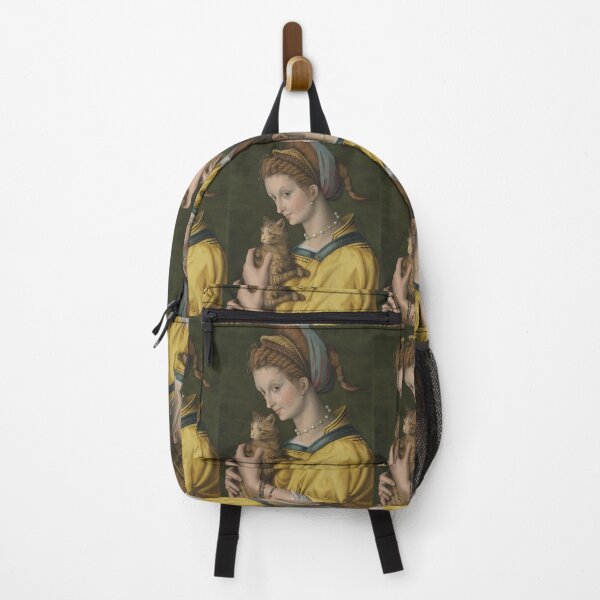 Item preview, Portrait of a Young Lady Holding a Cat by Francesco Bacchiacca designed and sold by Amanda1775.