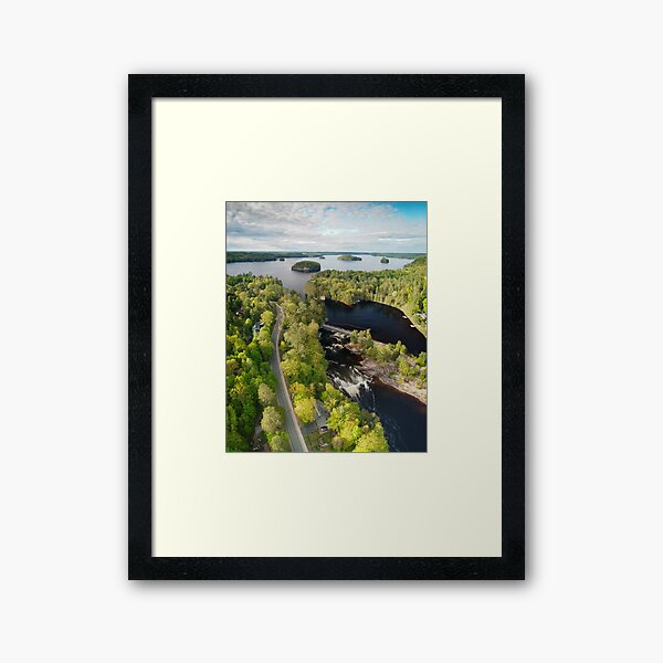 Port Sydney Rapids Framed Art Print