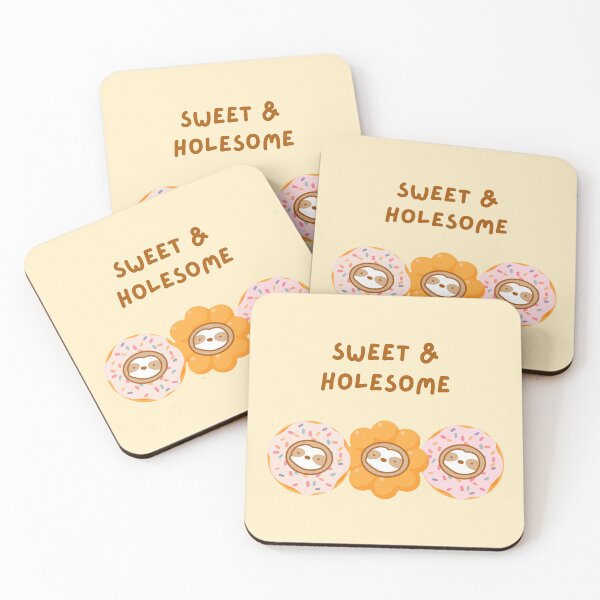 Item preview, Cute Sweet and Wholesome Donut Sloths  designed and sold by theslothinme.