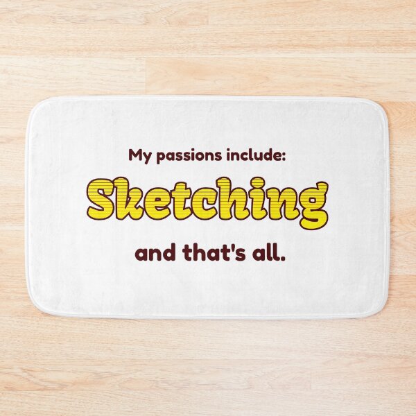 Item preview, Sketching is my passion designed and sold by cooldesignsalot.