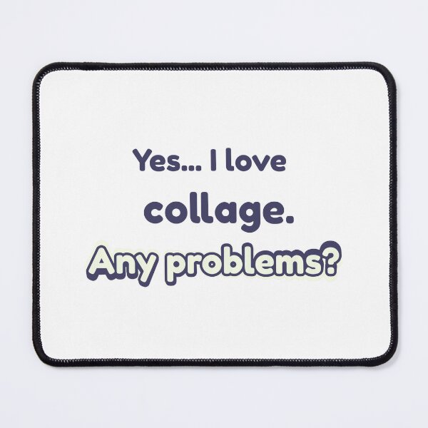 Item preview, I love Collage designed and sold by cooldesignsalot.