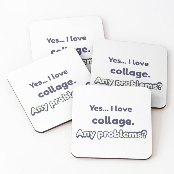 Item preview, I love Collage designed and sold by cooldesignsalot.