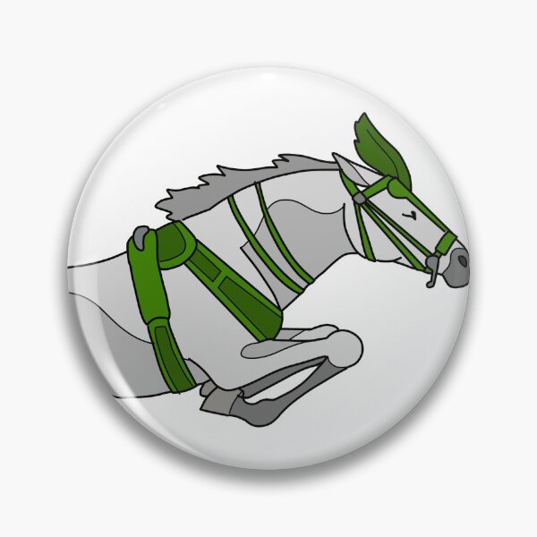 Item preview, Roman Chariot Horse: Green designed and sold by CrownStallion.