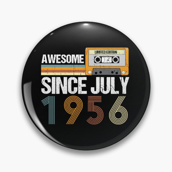 Item preview, Awesome Since July 1956 | 66th Birthday | Vintage July 1956 designed and sold by AMINE  ★★★★★.