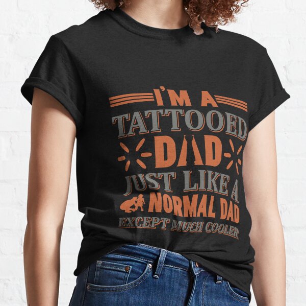 T-Shirt "Ich bin ein tätowierter Papa..." Fun-Shirt Männer Spruch m Herren 