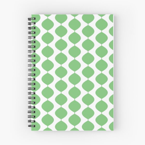 Item preview, Mid Century Modern Retro 60s Waves Pattern  (Yellow Green Light) designed and sold by Makanahele.