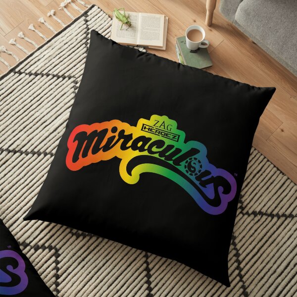Miraculous Ladybug - Rainbow Collection - Logo Bodenkissen