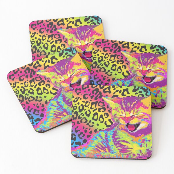 Item preview, Rainbow Kitten (leopard print) designed and sold by MoonNStar.