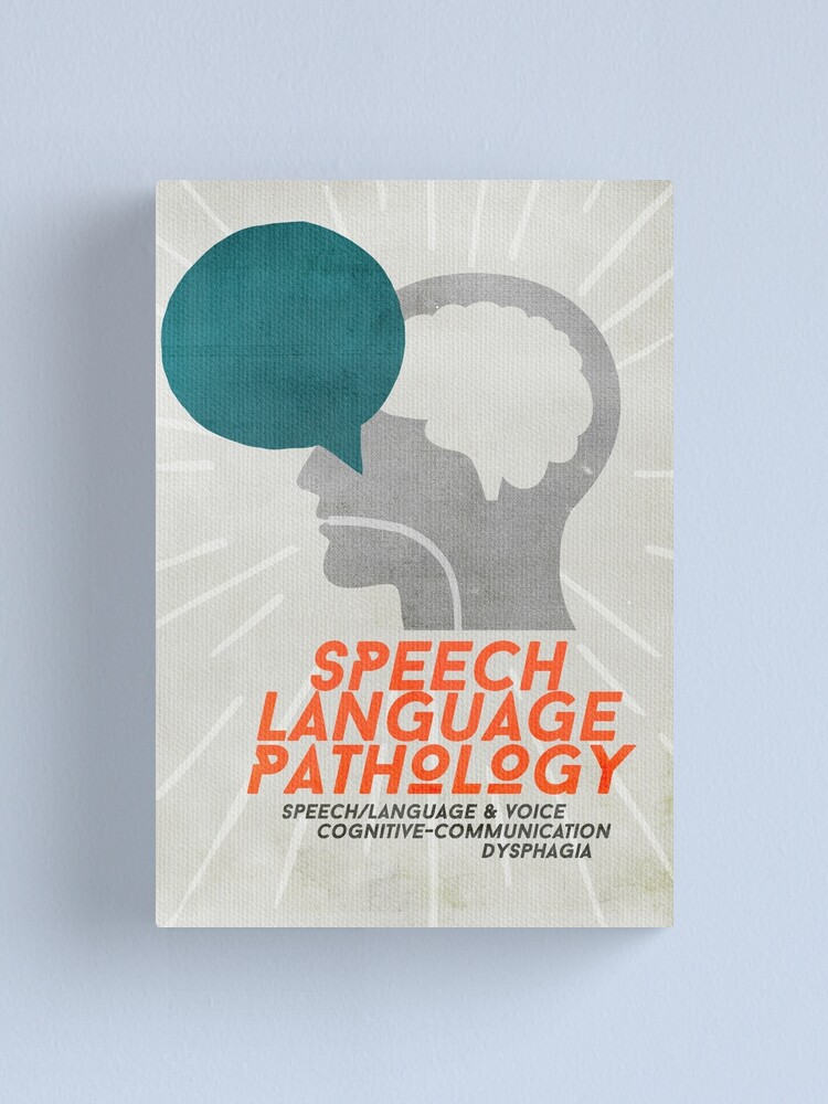 Alternate view of Speech Language Pathology Canvas Print