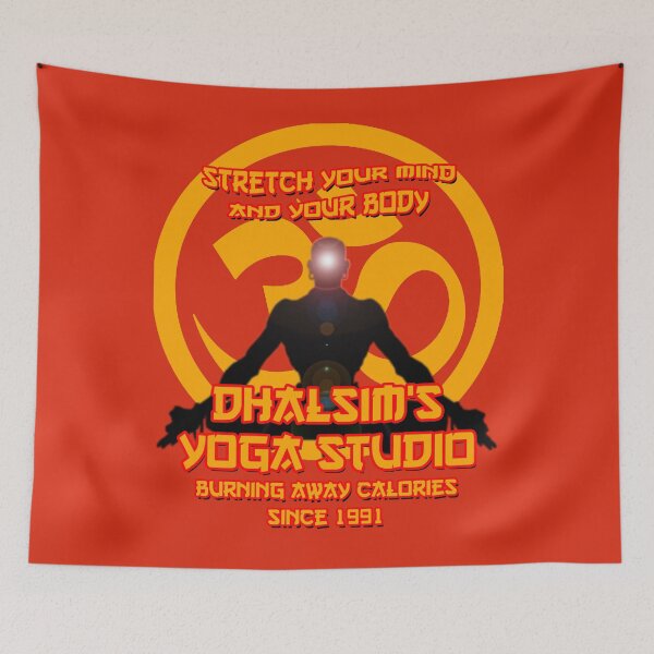 Item preview, Estudio de yoga Dhalsims designed and sold by PKHalford.