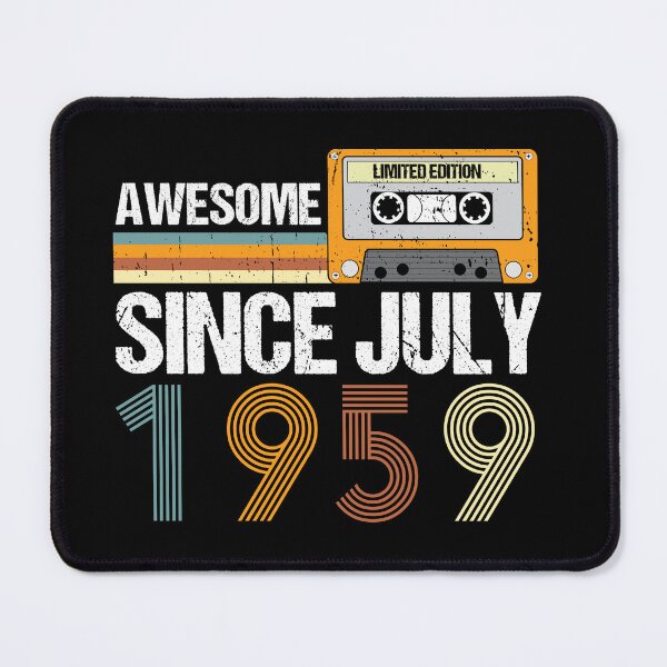 Item preview, Awesome Since July 1959 | 63th Birthday | Vintage July 1959 designed and sold by AMINE  ★★★★★.