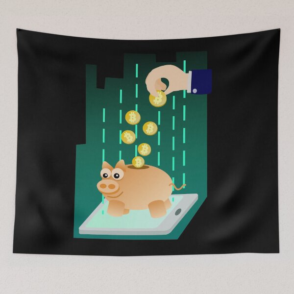 Item preview, Crypto piggy bank designed and sold by Logan81.