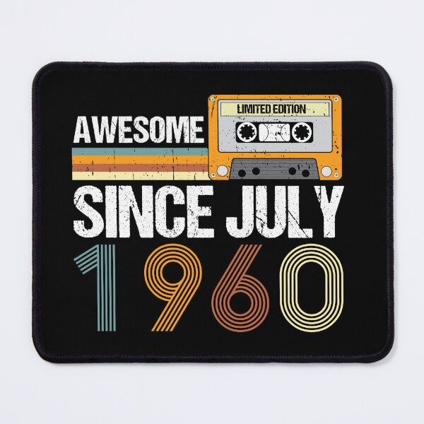 Item preview, Awesome Since July 1960 | 62th Birthday | Vintage July 1960 designed and sold by AMINE ★★★★★.