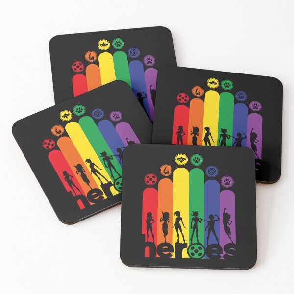 Item preview, Miraculous Ladybug - Rainbow Collection - All heroez icons designed and sold by MiraculousStore.