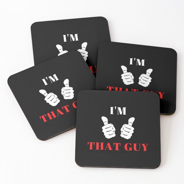 Item preview, I'm That Guy Design in Red and White designed and sold by SheaLN.