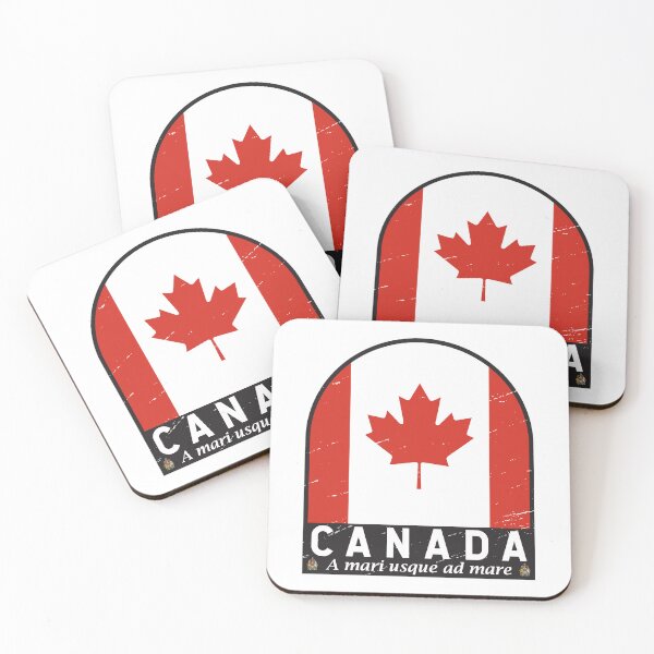Item preview, Canada Flag Emblem Distressed Vintage designed and sold by KrisSidDesigns.