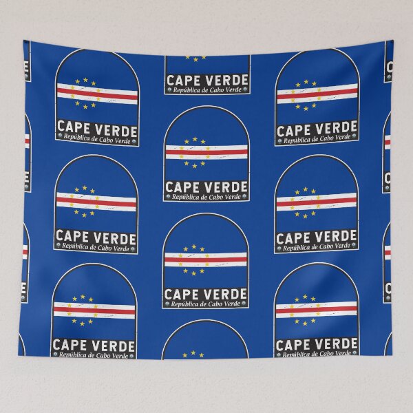 Item preview, Cape Verde Flag Emblem Distressed Vintage designed and sold by KrisSidDesigns.