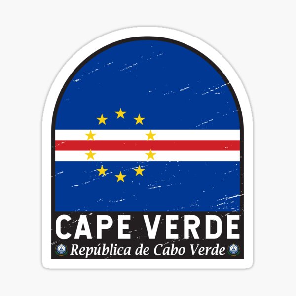 Sticker Flag of Cap-Vert 