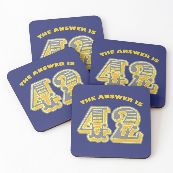 Item preview, The Answer is 42 - Hitchhikers Guide to the Galaxy  designed and sold by Punchzip.