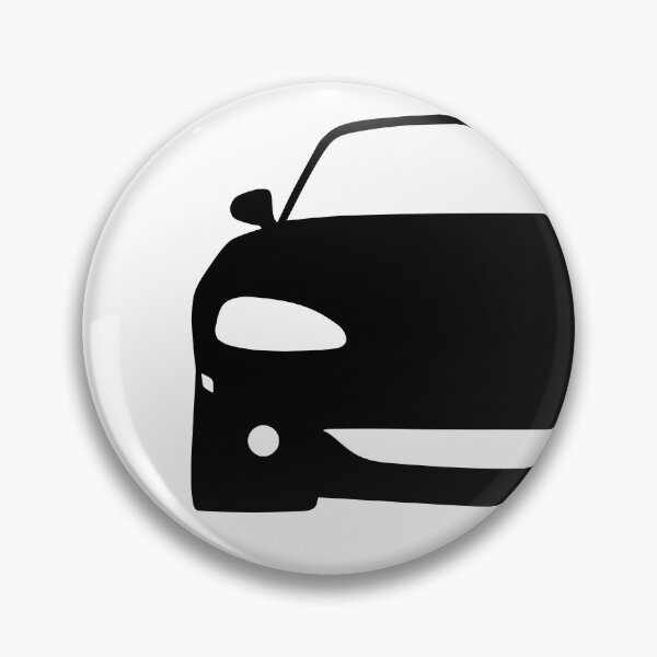 Artikelvorschau, Mazda Miata MX-5 NB schwarze Silhouette vorne entworfen und verkauft von EdimDesign.