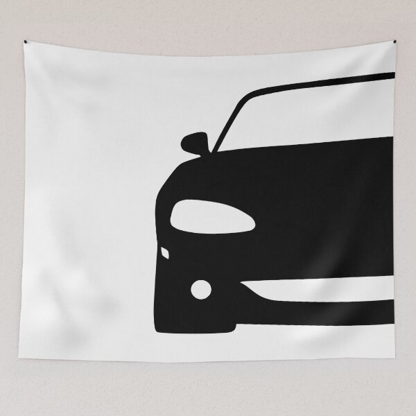 Item preview, Mazda Miata MX-5 NB front black silhouette designed and sold by EdimDesign.