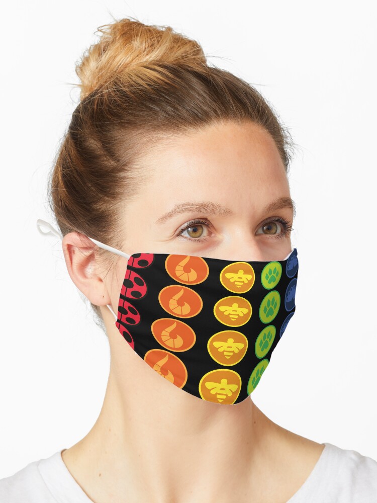 Masque for Sale avec l'œuvre « Miraculous Ladybug - Rainbow Collection -  Miraculous Heroez » de l'artiste MiraculousStore