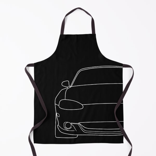 Aperçu de l'œuvre Mazda Miata MX-5 NB lignes blanches avant créée et vendue par EdimDesign.