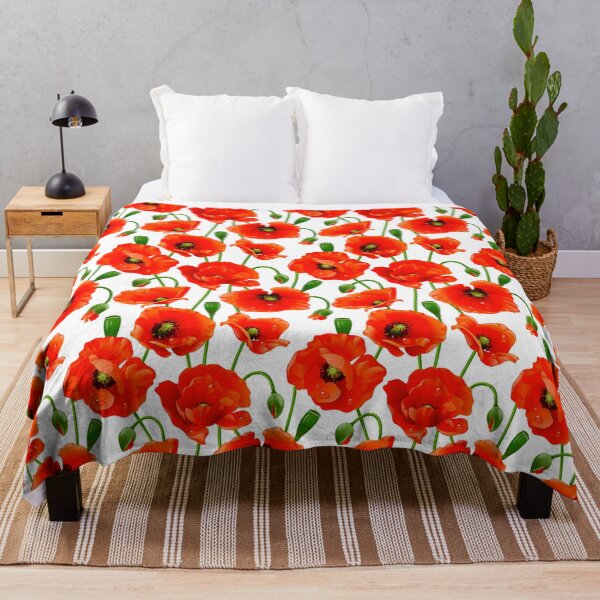 Item preview, Beautiful Red Poppy Flowers designed and sold by Makanahele.