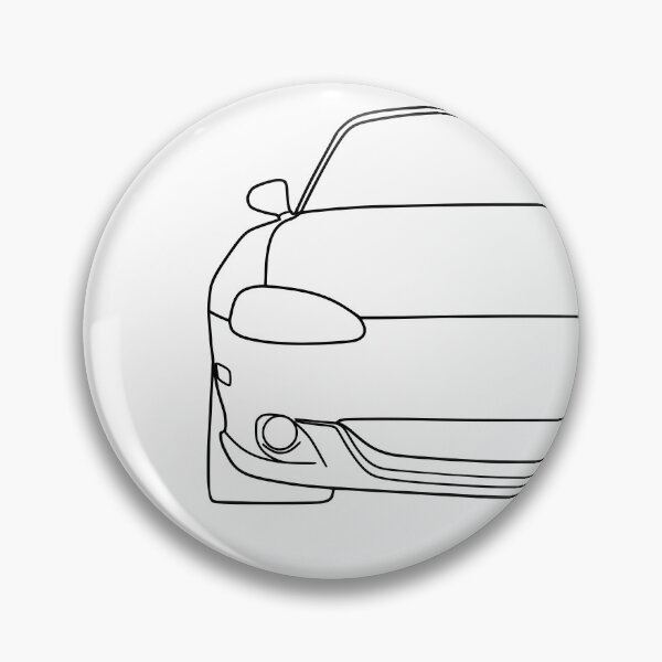 Item preview, Mazda Miata MX-5 NB front black lines designed and sold by EdimDesign.