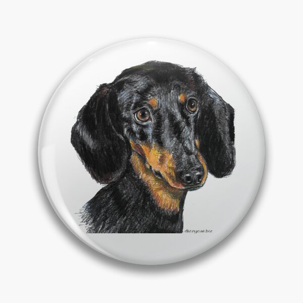 Item preview, Dachshund illustration designed and sold by dizzycatbiz.
